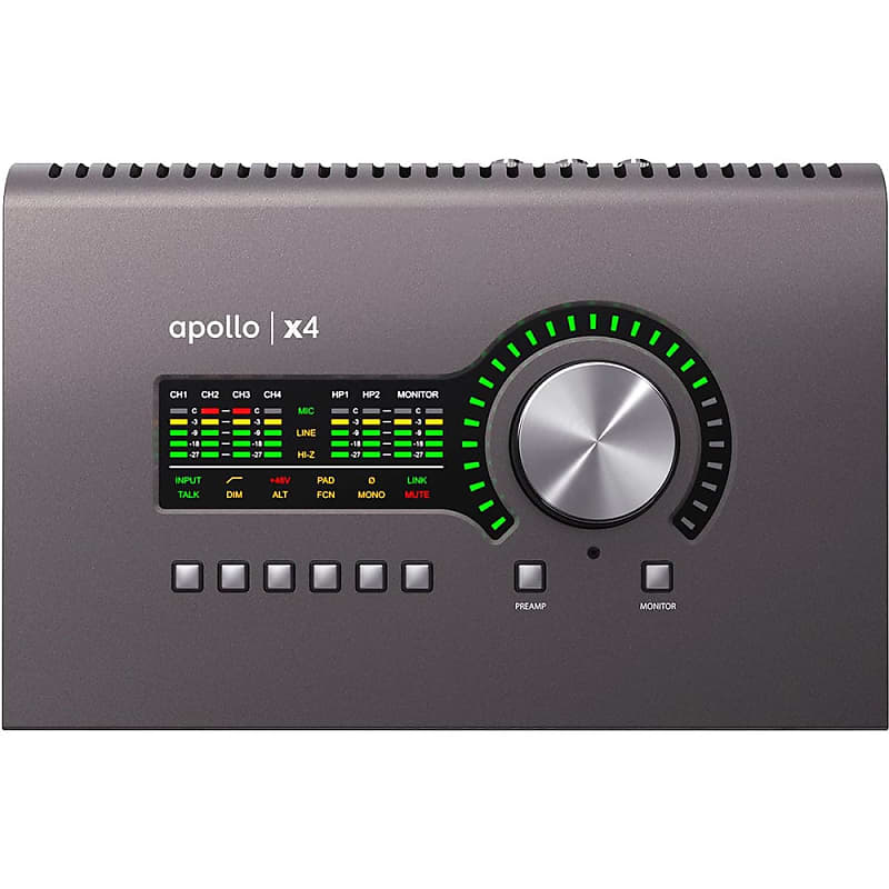 Universal Audio Apollo x4 Thunderbolt 3 Desktop Audio Interface with Real-Time UAD Processing image 1