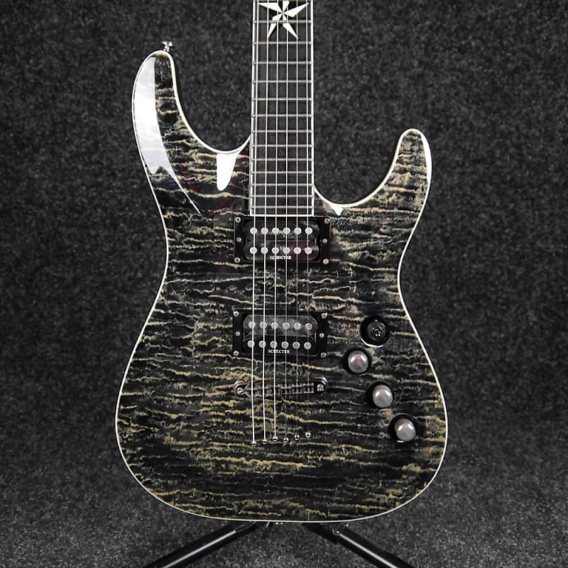 Schecter C-1 Exotic Star - Snow Leopard - 2nd Hand