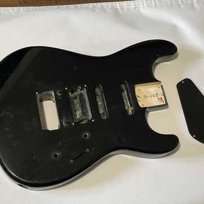 1989-91 Charvette by Charvel Model 250 Black Guitar Body for sale