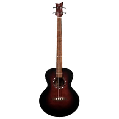 Ortega D7E-BFT-4 Acoustic Electric Bass Guitar - Bourbon Fade for sale