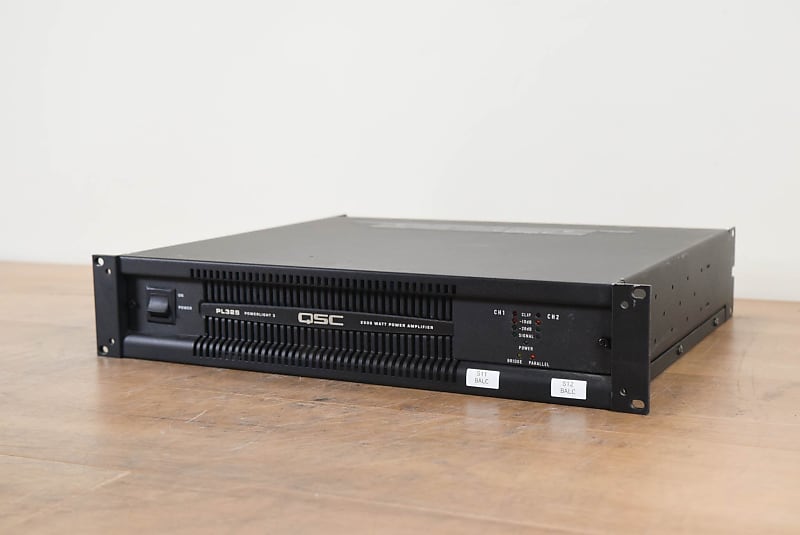 QSC PL325 Powerlight 3 Series Two-Channel Power Amplifier CG00PYM image 1