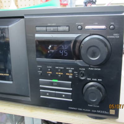 Rare Sony ES Series  CDP-M333ES 400 Audio Disc Mega Changer -  Serviced  - Optical Out - Lots O' PIX image 4