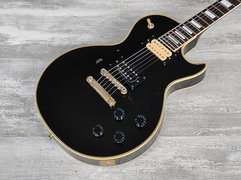 1990's Orville (Gibson) Japan LPC-75 '60's Reissue Les Paul Custom (Black) image 1