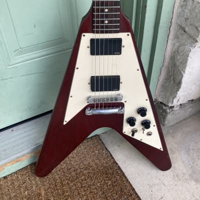 Gibson Flying V 2007 EMG electric guitar satin, natural - Faded Cherry image 2