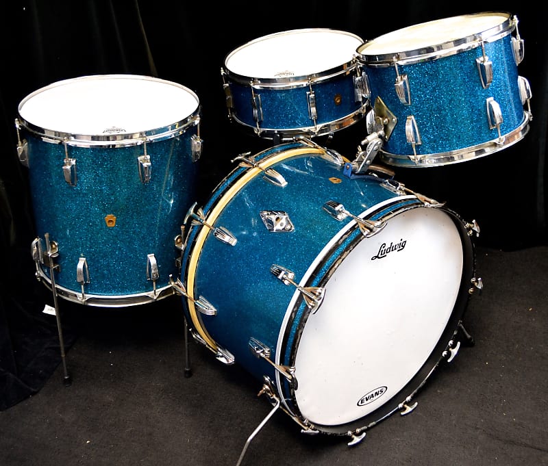 Birch Snare Drum 5.5x14 Blue Spkl - 楽器、器材