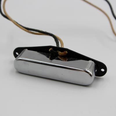 1990's Vintage Fender Telecaster Neck Single-Coil Pickup Chrome USA Tele image 10
