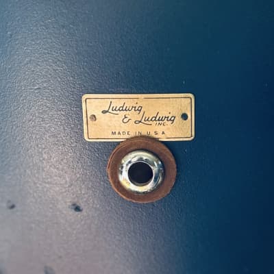 Ludwig 3pc Compact Kit 1920’s Restored - Salty Dog Blue image 12