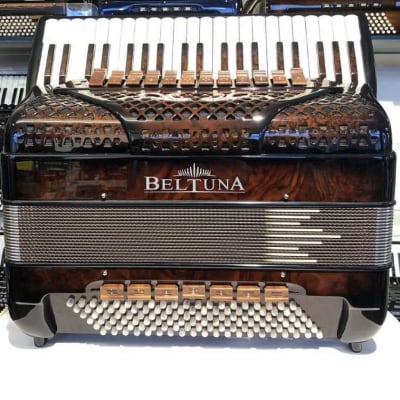 BELTUNA SPIRIT IV 120P GHV Classic Accordion - Ebony image 2