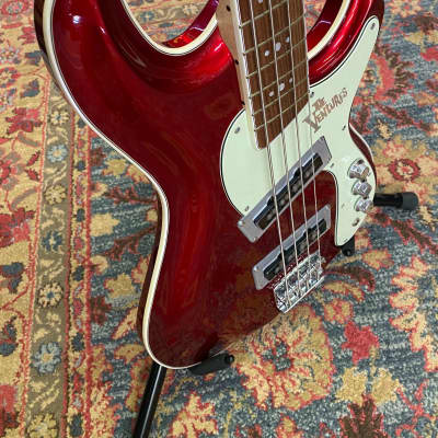 Aria 40th Anniversary Ventures Bass Candy Apple Red image 3