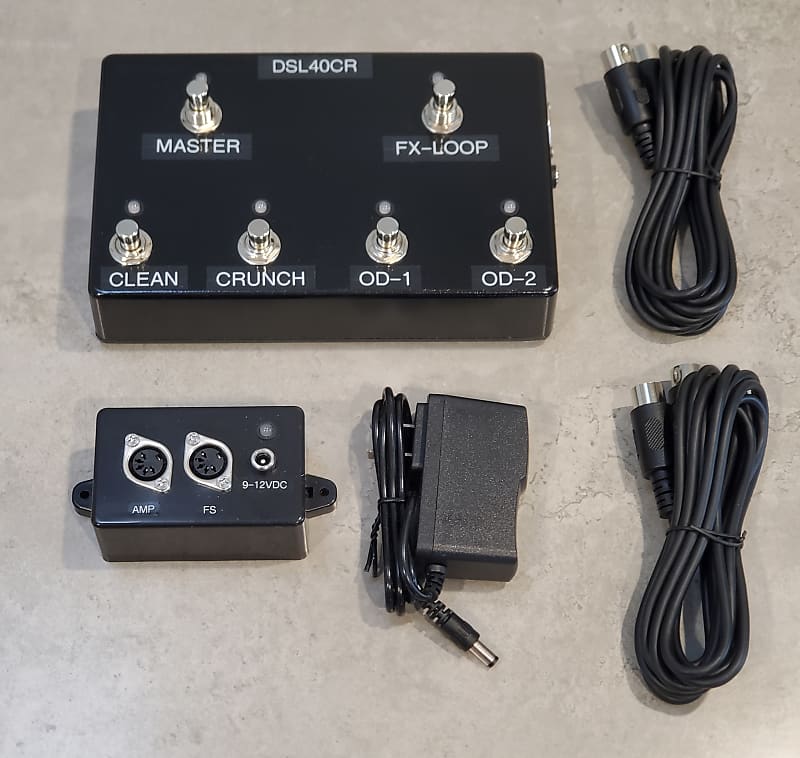 Custom Heavy-Duty 6-Way MIDI Footswitch with Remote Power | Reverb