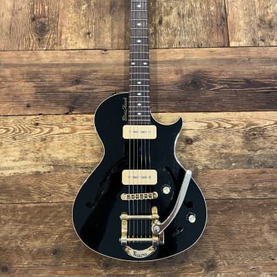 Gibson Blueshawk 2001 Black Limited Edition Rare Maestro tremolo w/case for sale