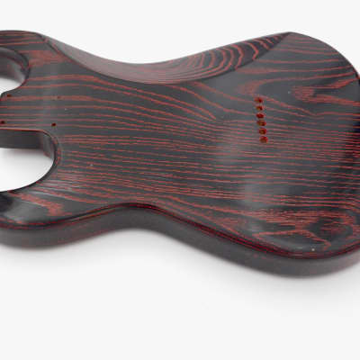 4lbs 5oz BloomDoom Nitro Lacquer Aged Relic Doghair Hardtail S-Style Custom Guitar Body image 8