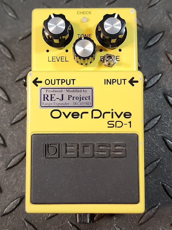 Boss SD-1 Super Overdrive w/ Analogman Mod