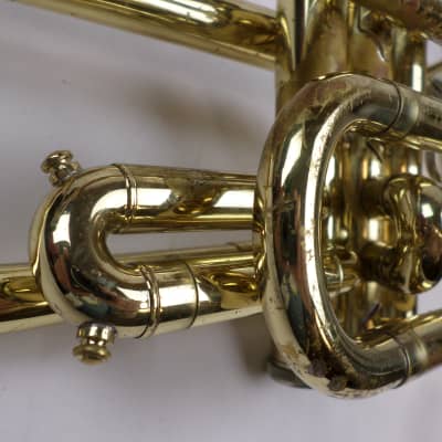 Used Bach CR-300 Cornet - Clear Laquer with Case and Accessories image 7
