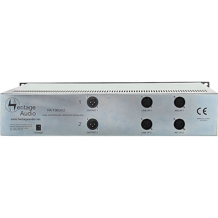 Heritage Audio HA-73 EQX2 Elite Series Dual-Channel Mic Preamp / EQ image 3
