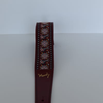 Moody Leather Hippie 2.5 Inch Wide Red/Red | Reverb