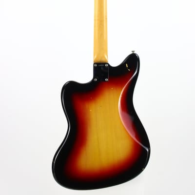 MINTY 1964 Fender Jazzmaster Sunburst | Vintage PRE-CBS, Clay Dots, Spaghetti Logo, White Case, TAGS image 12