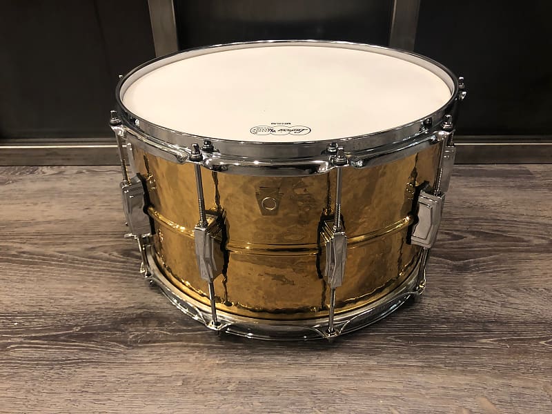 Immagine Ludwig LB508K Hammered Bronze 8x14" Snare Drum - 4