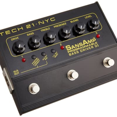 Tech 21 Sansamp Programmable Bass Driver | Reverb