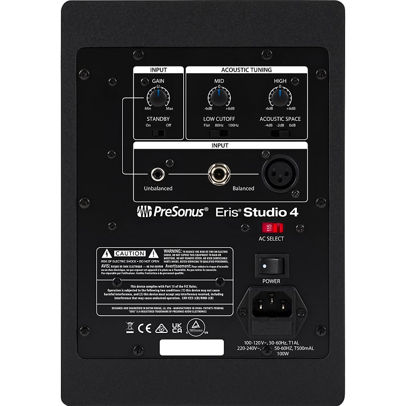 Presonus Eris Studio 4 Active Studio Monitors - Pair image 2