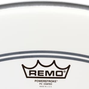 Remo Powerstroke Coated P3 Bass Drumhead - 26 inch with 2.5 inch Impact Pad image 2