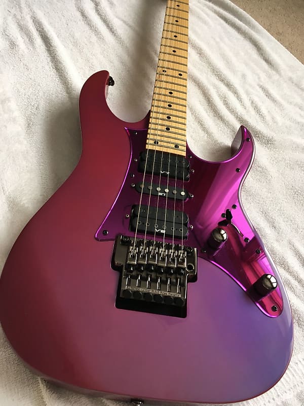 Vintage Ibanez RG550 Deluxe RG 550 RG550DX 1993 Purple Neon