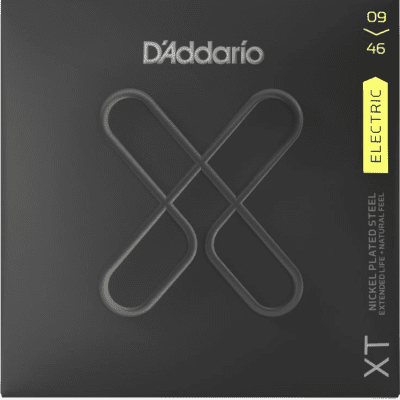 D'Addario XTE0946 XT Electric Nickel Plated Steel, Super Light Top/Regular Bottom, 09-46 2019