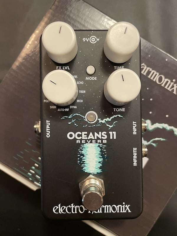 Electro-Harmonix Oceans 11 Reverb 2018 - Present - Black | Reverb