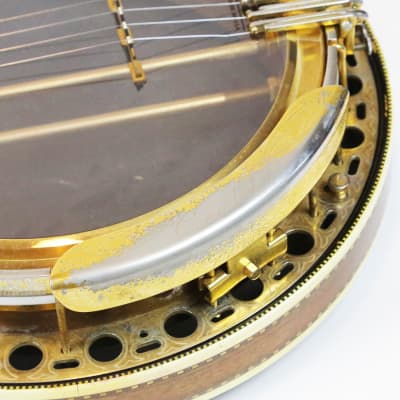 1969 Fender Concert Tone Plectrum 4-String Banjo Walnut & Gold Vintage Original Amazing Long Scale Tenor Banjo w/ Vintage Case image 8