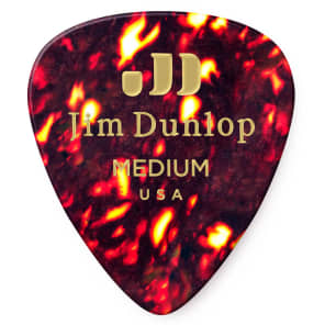 Dunlop 483R05MD Celluloid Standard Classics Medium Guitar Picks (72-Pack)