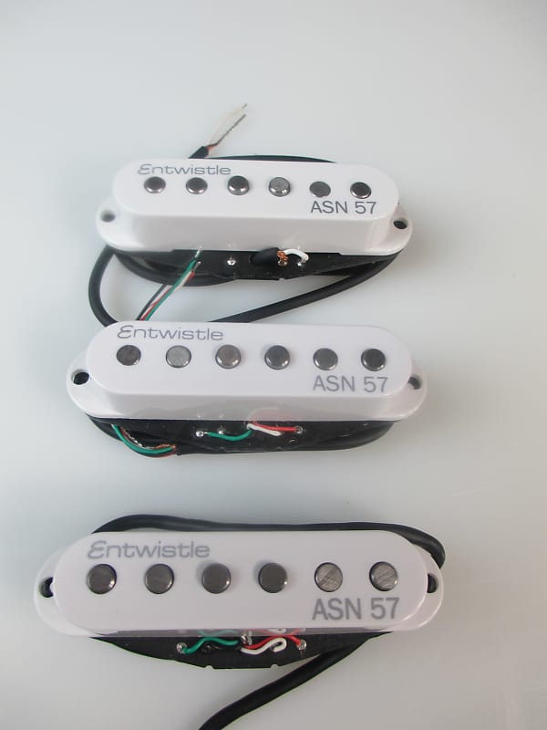 Entwistle ASN 57 Strat Style Single Coil Pickup Set Neck, Reverb