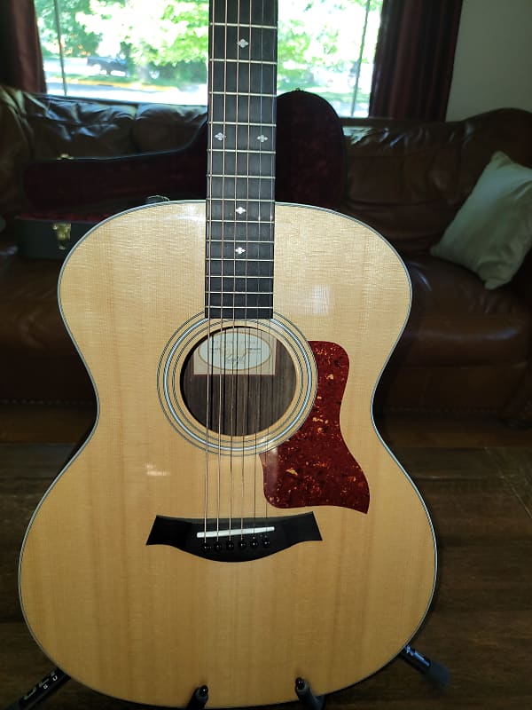 Taylor 214e DLX Acoustic Guitar with Hardshell Case | Reverb