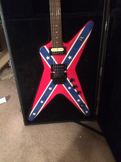 Dimebag darrell confederate guitar for sale cheap