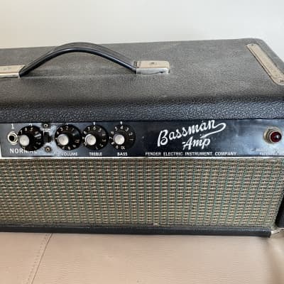 Fender Bassman 2-Channel 50-Watt Guitar Amp Head 1964' Black Panel image 2