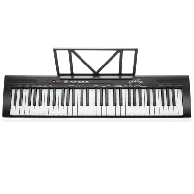 61-Key Electronic Keyboard Piano - Beginner Kit with Phones & Mic image 3