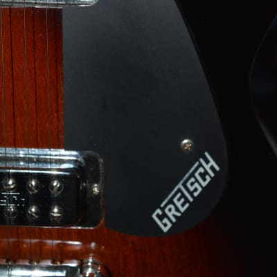 A players Gretsch Junior Jet II Electromatic in Tobacco Finish w/New Black Dunlop Straploks &  Mint Molded ABS HSC image 3