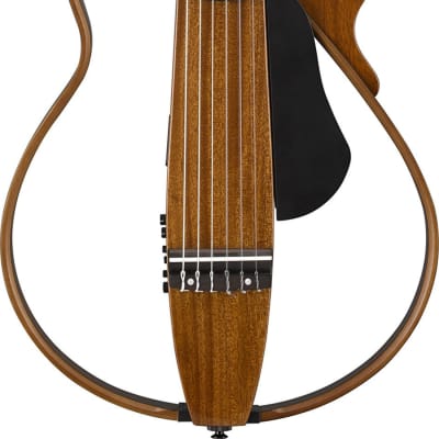 Yamaha SLG200NW Wide-Nut Nylon-String Silent Guitar, Natural w/ Gig Bag image 1