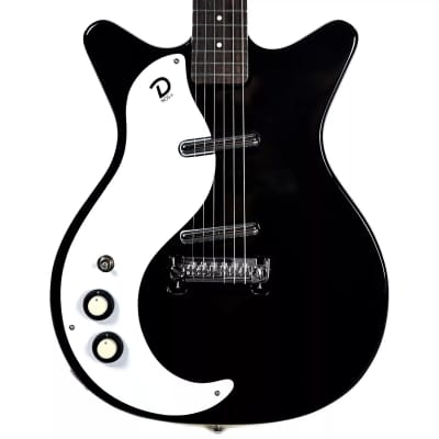 Danelectro 59M NOS+ Left-Handed Guitar - Black image 1