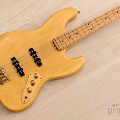 1989 Fender Jazz Bass Order Made JB62-60M Non-Catalog Blonde w/ Gold Hardware, Japan MIJ Fujigen for sale