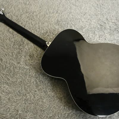 2011 made Solid Spruce top High quality Acoustic Guitar Jamse JF-400 Black image 24