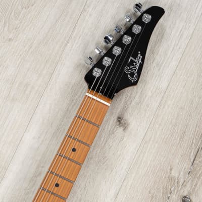 Suhr Modern Plus HSH Guitar, Roasted Maple Fingerboard, Trans Charcoal Burst image 8