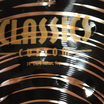 Meinl Classic Custom 14" Dark Hi Hat Cymbals image 3