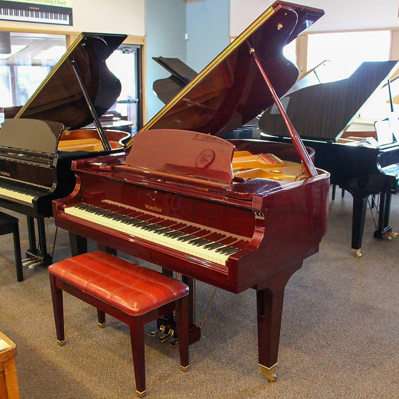 Wurlitzer 5'8" C173 Baby Grand Piano | Polished Mahogany | SN: 73722 image 1