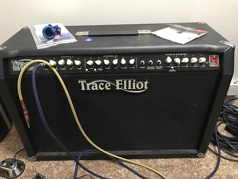 Trace Elliot Super Tramp Twin Stereo Quad Chorus 1998 Black tolex