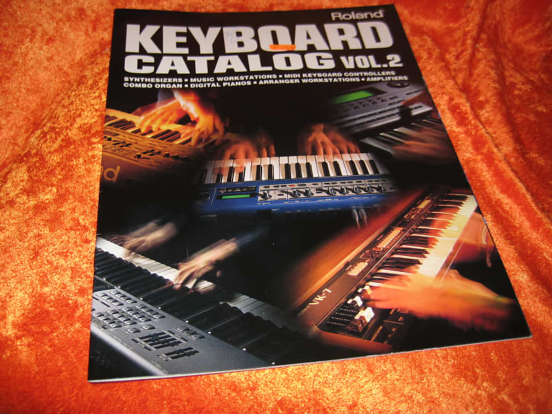 Roland  Keyboard Catalog Vol. 2 Synthesizers and  Keyboards From 1999 image 1