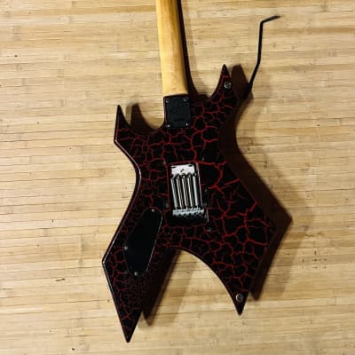 Bc Rich Platinum Series Warlock 1988-1990 Black W  Red 