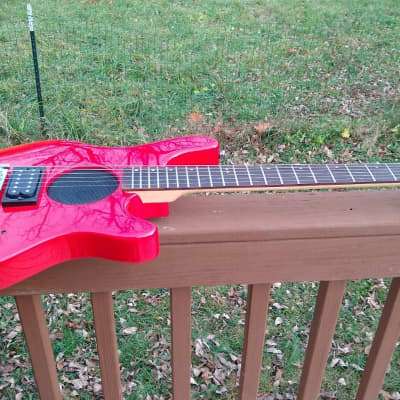 Lyon Travel Guitar w/ Built in Amp & Speaker image 2