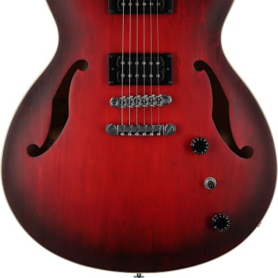 Ibanez AS53 Artcore Semi-Hollowbody Electric Guitar, Sunburst Red image 2