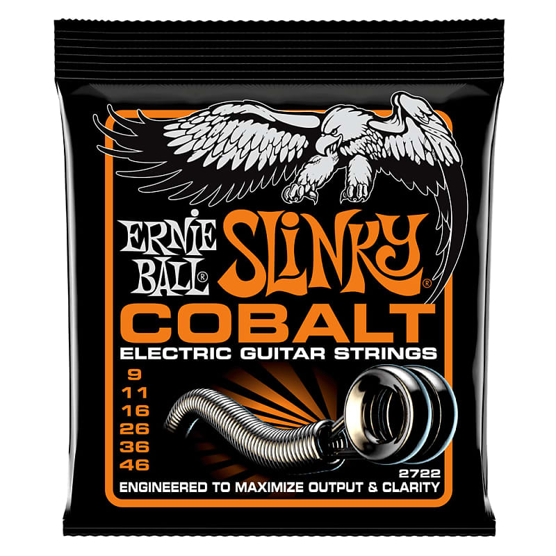 Ernie Ball - Electric Guitar Strings - Hybrid Slinky Cobalt - 9-46 image 1