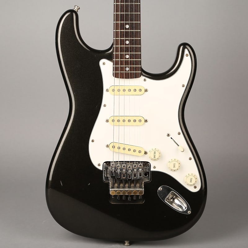 Fender Contemporary Stratocaster - 1989 MIJ - Black Metallic | Reverb